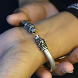 92.5 Silver openable bracelet with Oxidised finish!