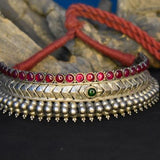 92.5 Silver-Oxidised Necklace set with earrings!