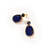 Classic Silver Studs With Calibrated Lapiz